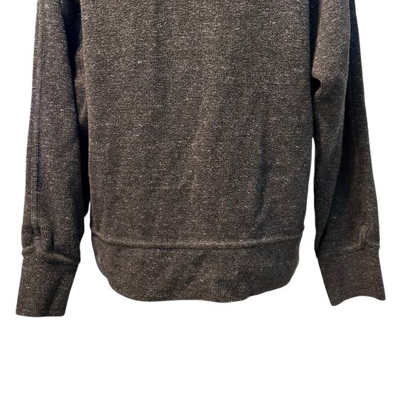 Nike Gray Knit Jacket Womens Sz Medium Quarter Zip Cotton Blend Sport Fitness - Picture 15 of 16